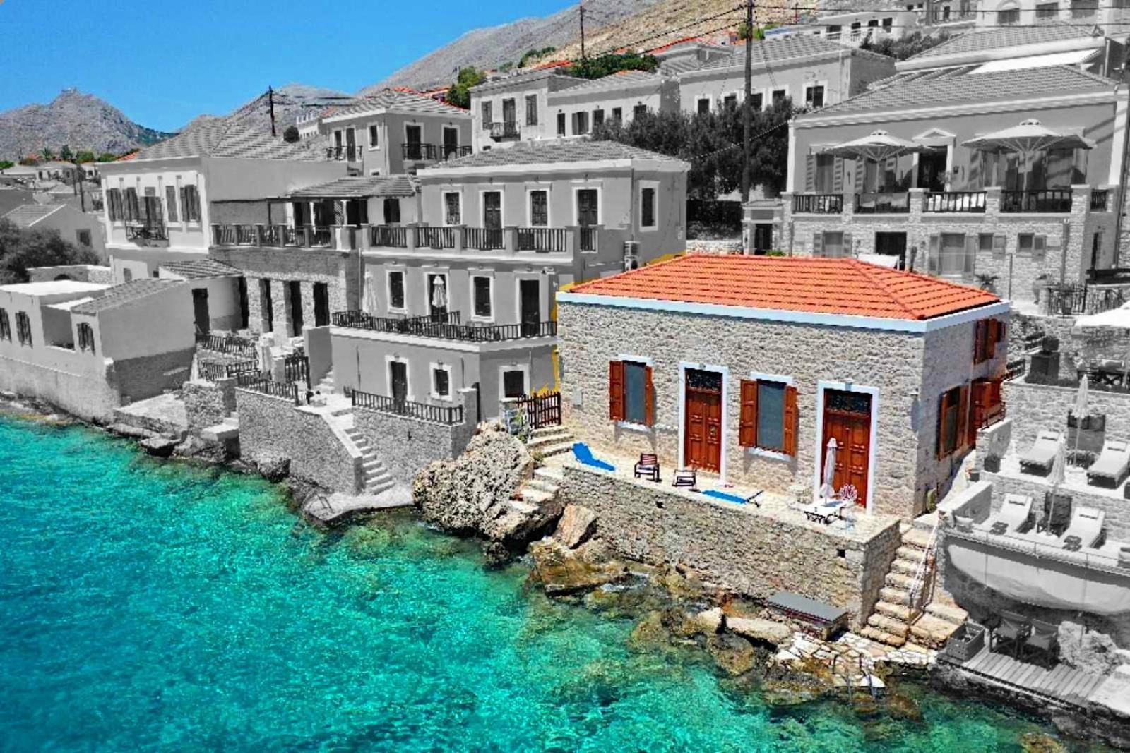 Villa Electra Chalki Town Exterior foto