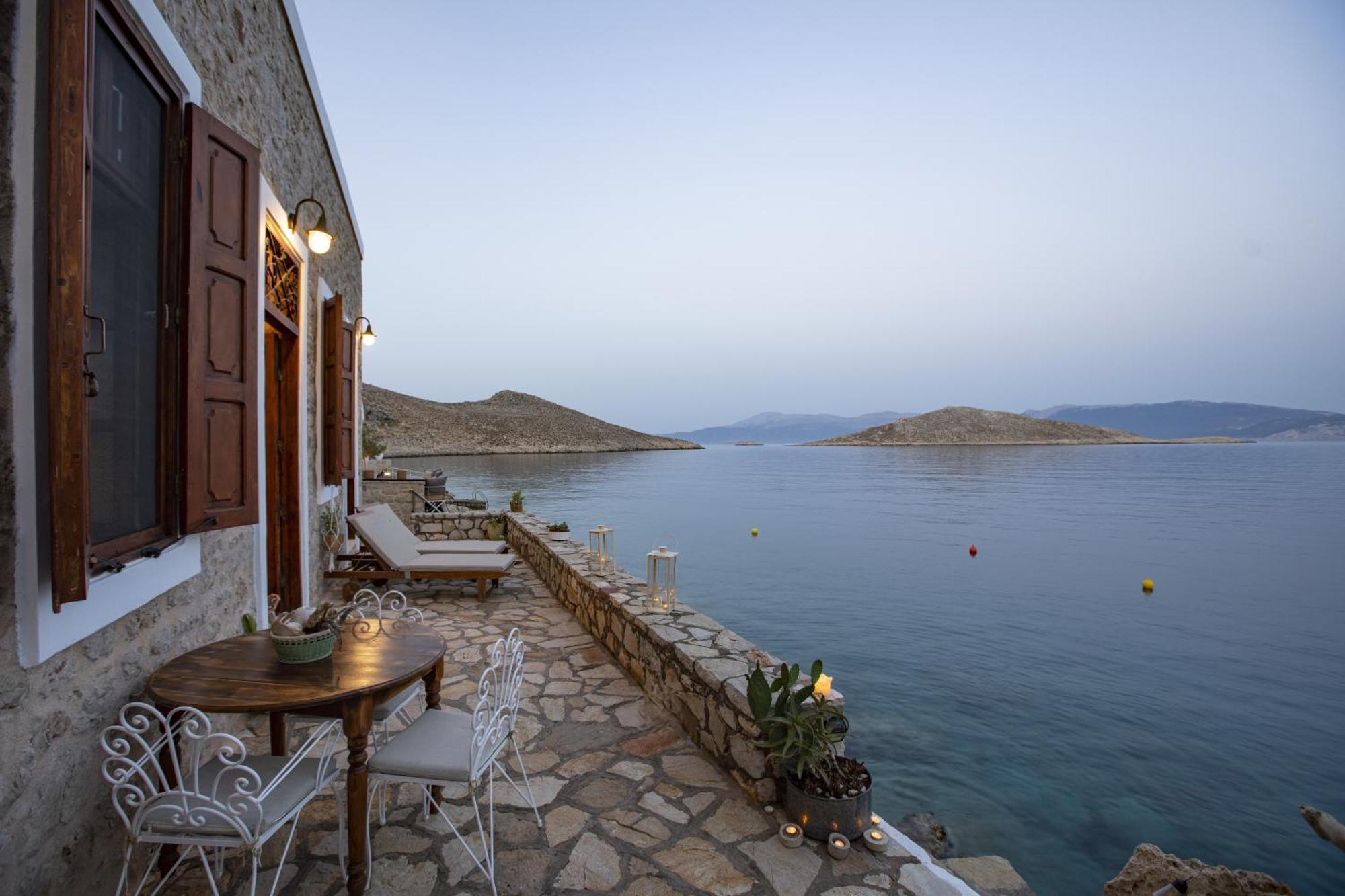 Villa Electra Chalki Town Exterior foto