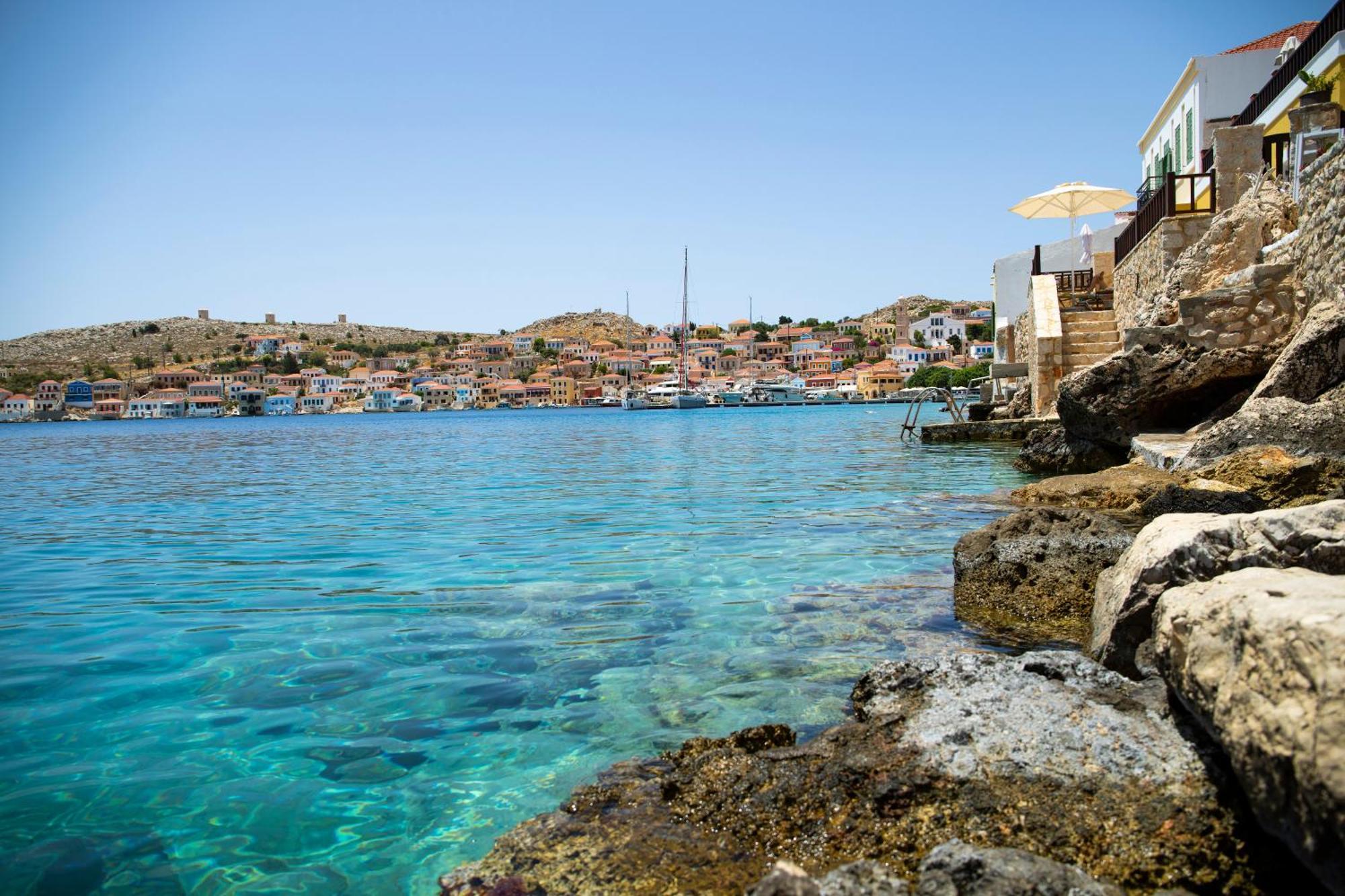 Villa Electra Chalki Town Exterior foto