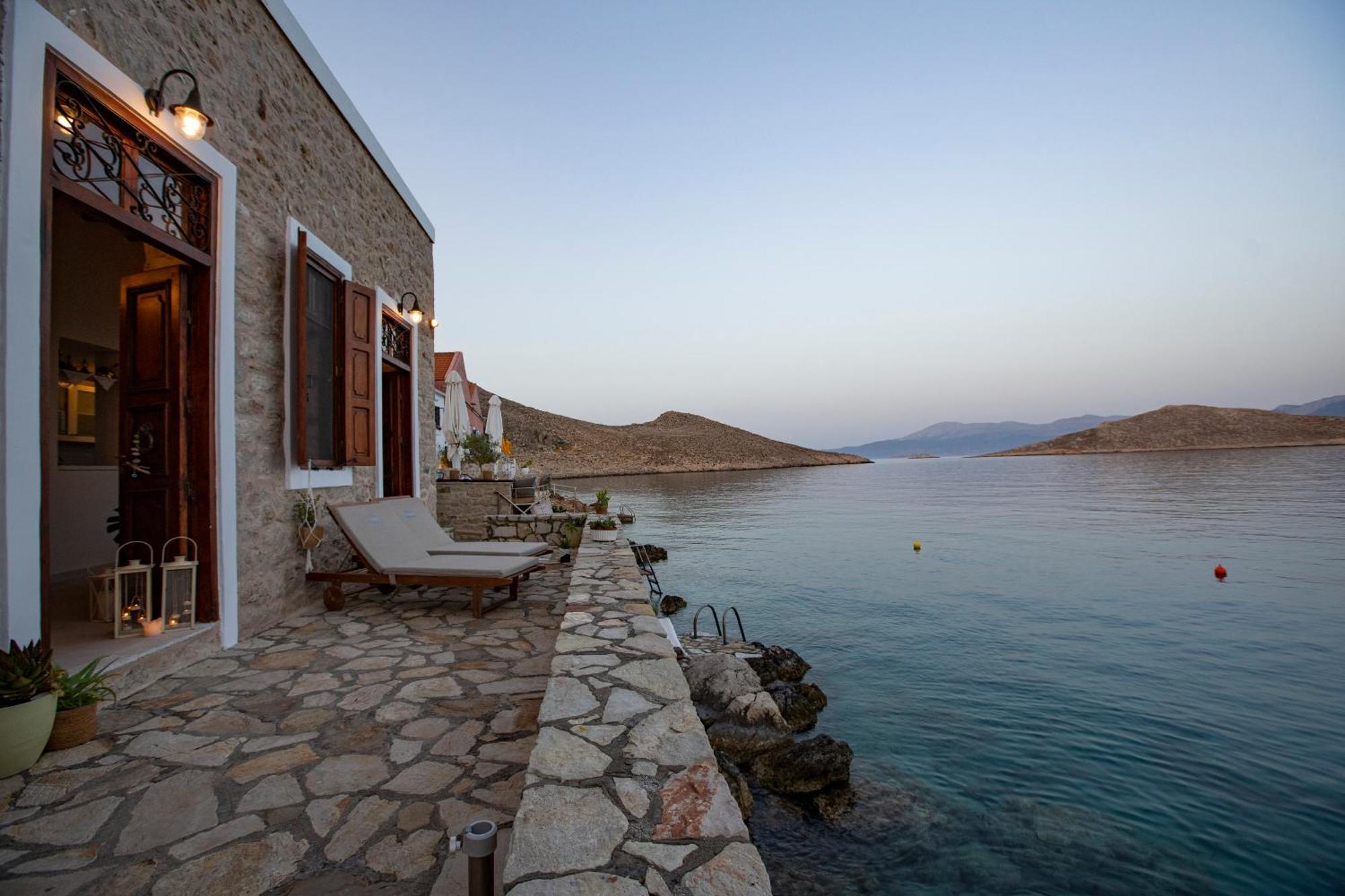 Villa Electra Chalki Town Exterior foto