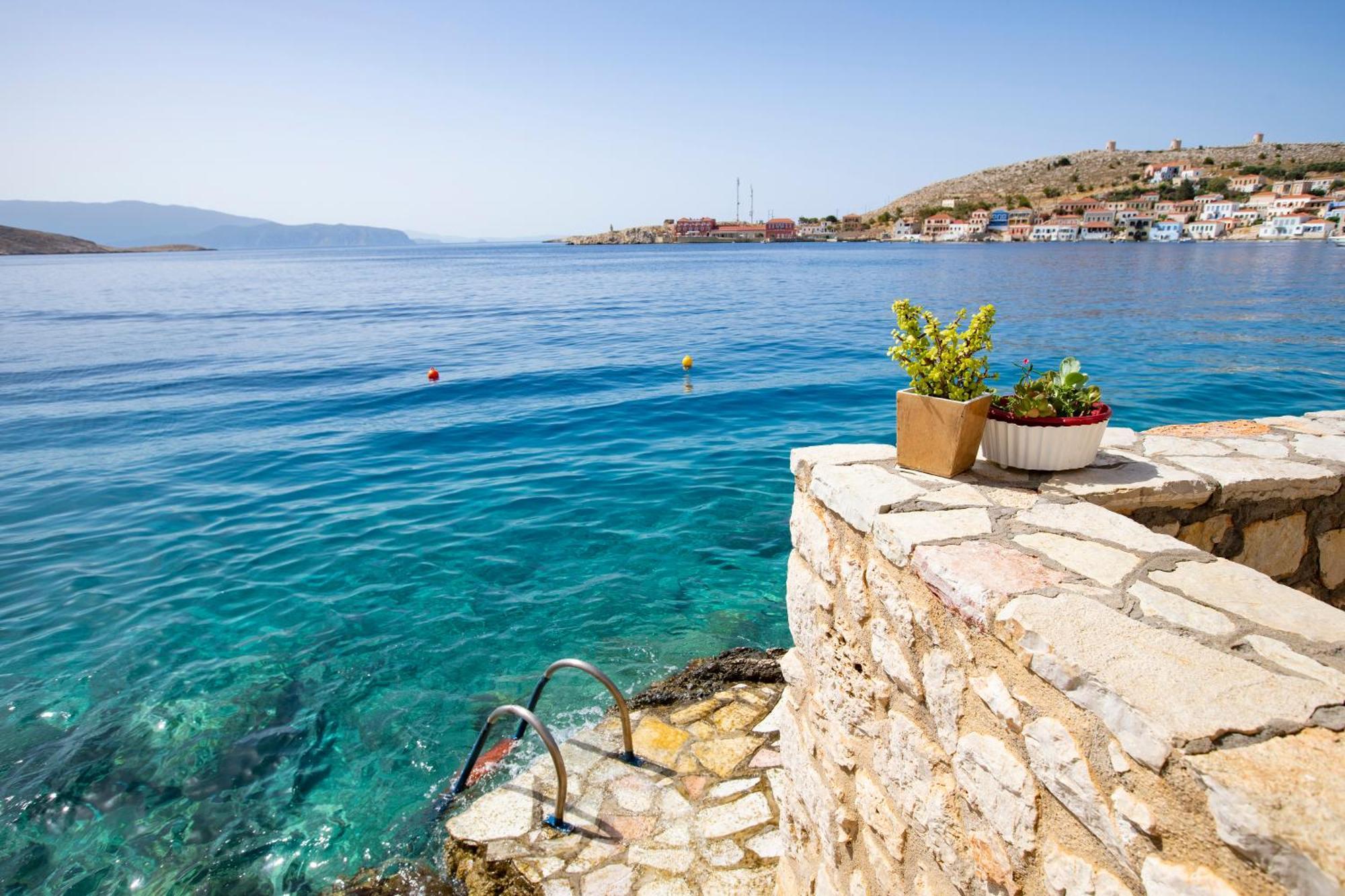 Villa Electra Chalki Town Exterior foto